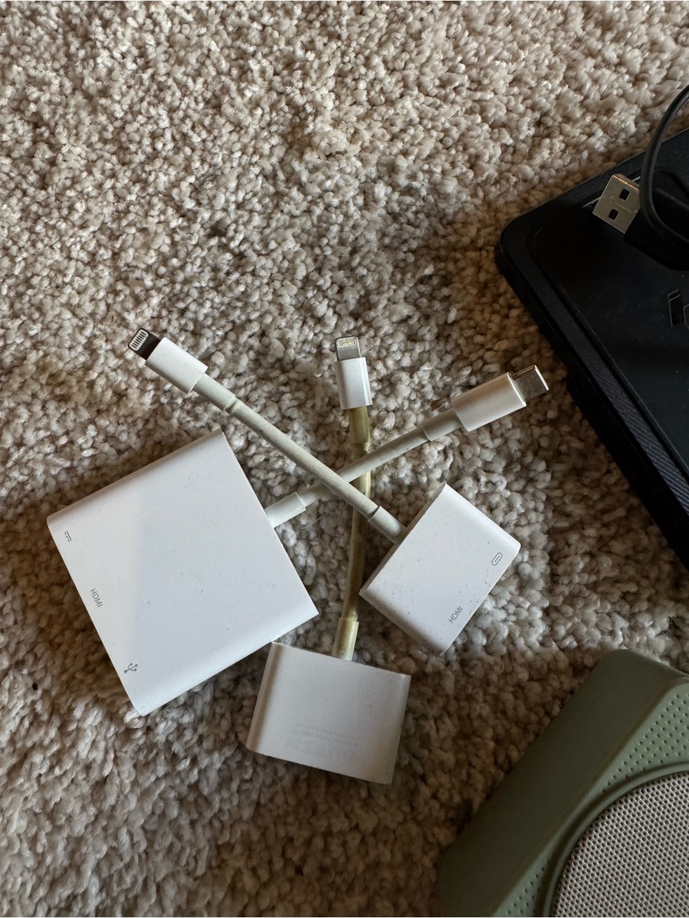 ๐5 for $25๐ Mixed Electronic Cord & Adapter Lot - Black Cords & Adapters - Picture 3 of 9